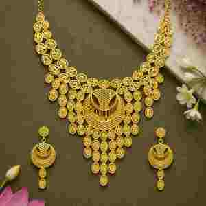 Vente en gros de colliers longs de style Dubaï en or rempli de 14K, 18K, 24K, bijoux de mode de conception traditionnelle, bijoux turcs, Oro Joyeria - Product Image 2