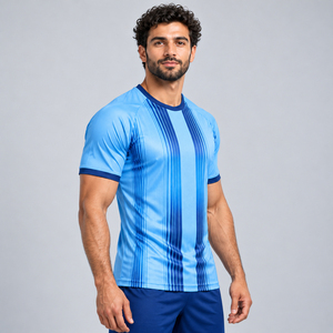 Camiseta de Fútbol Sublimada con Gráficos Vibrantes, Nombres y Números de Jugadores Personalizados y Tela Transpirable para Equipos de Fútbol Profesional - Product Image 5