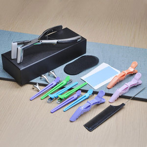 Flat Surface Sealing Hair Extension Plier Tools Kit Professional <b>Tape</b> In Hair Extension Pliers Silver <b>Mirror</b> Polish - Product Image 5