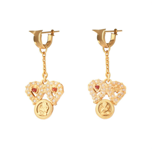 Fashion Drop Earrings-Nagas Coin Design - Product Image 2