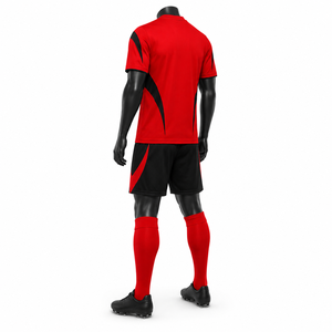 Maillots de football personnalisés grande taille à manches courtes, ensemble uniforme de football, séchage rapide, respirant, tenue d'équipe OEM, maillots de sport en gros - Product Image 4