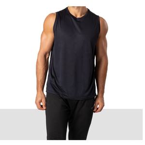 Camiseta sin mangas personalizada de verano para hombre, Camiseta deportiva de secado rápido para gimnasio y correr - Product Image 1