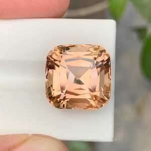 Topacio Natural Color Vino Melocotón, Piedra Preciosa Suelta de Calidad Premium para Joyería - Product Image 1