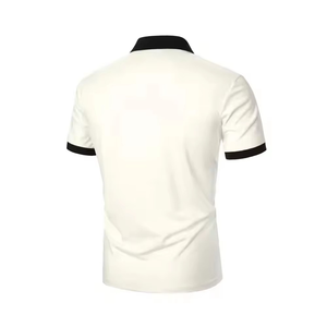 Polo rayé multicolore pour homme, style moderne, vêtements décontractés d'été, fabricant OEM ODM - Product Image 6