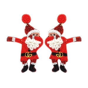 Pendientes Artesanales con Motivo de Mariposa, Bordados con Cuentas, Base de Algodón Ligero, Joyería Tradicional de Moda, Decoraciones para Fiestas - Product Image 1