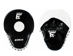 INSTINCT Custom Boxing Focus Mitts Leather PU <b>Foam</b> Curved Target <b>Pads</b> for Training & Sparring MMA Muay Thai Kickboxing - Product Image 1