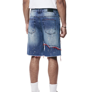 Nuevos Pantalones Cortos de Mezclilla para Hombre, Diseño Único, Estilo Urbano, Alta Calidad - Product Image 4