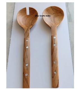 Ensemble de cuillères à salade écologiques de style américain, couteaux multi-usages pour servir du café, des assaisonnements, du sel de bain - Product Image 4