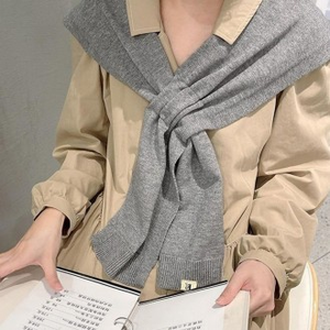 Cárdigan básico de Punto 1P para mujer, chal básico de hombro - Product Image 1