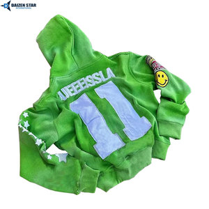 เสื้อฮู้ดซิปแบบยูนิเซ็กซ์ ผ้าฝ้ายฟลีซ 100% สำหรับฤดูหนาว สีพื้น ปักโลโก้ได้ตามสั่ง เสื้อซิปเปล่า ขายส่ง - Product Image 4