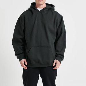 Nouveaux sweats à capuche surdimensionnés pour hommes, design personnalisé, logo personnalisé, épaules tombantes, prix bas. - Product Image 2