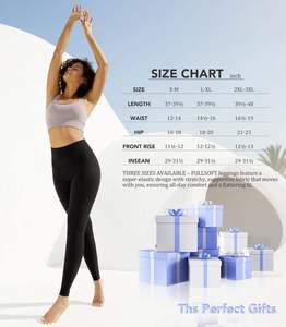 Leggings Deportivos de Cintura Alta Elástica para Mujer, Leggings de Yoga de Color Sólido, Leggings Deportivos de Alta Elasticidad para Fitness, Pantalones de Entrenamiento para Correr - Product Image 6