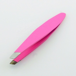 Mini juego de pinzas para cejas rosas profesionales de Venta caliente Pinzas para pestañas de Punta puntiaguda de alta calidad - Product Image 1