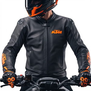 Men’s MotoCP Cowhide Leather <b>Racing</b> <b>Jacket</b>/Chaqueta – Premium Speed & Trackwear Gear Made To Measure CE Level 2 - Product Image 1