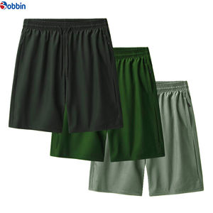 Pantalones Cortos Casuales Cómodos para Hombre, Pantalones Cortos Casuales de Verano para Hombre, Forro de Malla Transpirable, Color Sólido, Cintura Media - Product Image 6