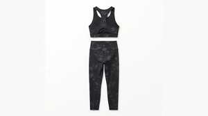 Conjuntos de Yoga para Mujer de Talla Grande con Logotipo Personalizado, de Alta Calidad, Transpirables y Ligeros, de 2 Piezas, sin Mangas, con Cintura Elástica - Product Image 3