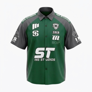 Custom printing Racing Shirt Breathable Pit Crew Uniform Men Quick Dry Motorsports Team Polo Mechanic Shirt Garage Work Wear - Product Image 5