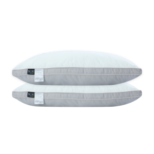 Relleno de Almohada NIN Rectangular 50x70cm, Funda de Microfibra Transpirable Antiácaros, Relleno 100% Fibra de Poliéster, 300 Hilos - Product Image 5