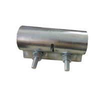 Manchon de serrage pour échafaudage en acier de haute qualité, double pivot, style industriel, forgé à froid, pince pour tuyau électro-plaquée BS