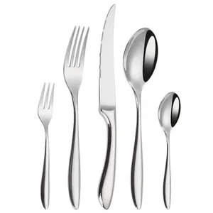 Juego de Cubiertos Ligeros de Acero Inoxidable para una Fácil Limpieza, Ideal para Picnics al Aire Libre, Campamentos y Fiestas - Product Image 2