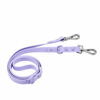 Laisse pour chien imperméable couleur macaron Petkaa, en PVC avec crochet métallique, en stock, vente directe d'usine, faible MOQ, livraison rapide