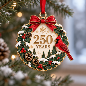 Custom Logo Christmas Ornaments Metal Embossed Antique Gold <b>Tree</b> Hanging Decoration OEM Wholesale - Product Image 4