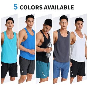 Camisetas Deportivas Personalizadas al por Mayor de Alta Calidad para Hombre, Transpirables, Lisas, de Poliéster, para Gimnasio, Fitness, Running y Entrenamiento - Product Image 4
