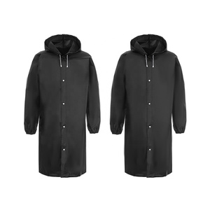 Raincoat Factory Custom Logo Printed Reusable Raincoat Waterproof Rain Raincoat - Product Image 1