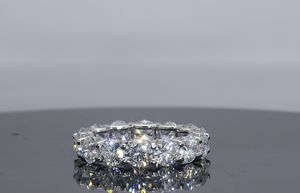 Wholesale 14k <b>Gold</b> Lab Grown Diamond Engagement <b>Ring</b> Eternity Band <b>Set</b> IGI Certified Round Brilliant Cut Bridal Jewelry <b>Set</b> - Product Image 3