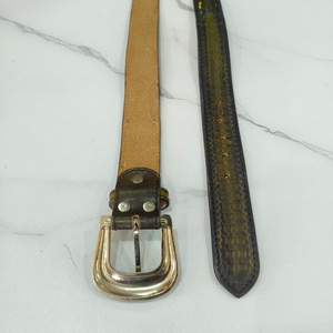 Cinturón <span class=keywords><strong>de</strong></span> <span class=keywords><strong>Cuero</strong></span> Genuino 100% con Bordado Étnico y Hecho <span class=keywords><strong>a</strong></span> <span class=keywords><strong>Mano</strong></span> al Estilo Occidental, con Hebilla Plateada, Accesorio <span class=keywords><strong>de</strong></span> Moda Vaquero Vintage - Product Image 5