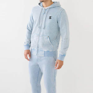 Survêtement tendance délavé à l'acide, léger et confortable, idéal pour les activités de plein air et la salle de sport - Product Image 2