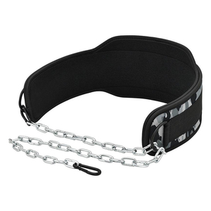 Custom Wholesale Rate Heavy Duty Neoprene Dipping <b>Belt</b> Steel Chain Weighted Pull Dip Training <b>Belt</b> Back Support Adjustable Gym - Product Image 4