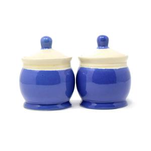 Elegante Tarro de Miel de Cerámica con Tapa, Contenedor de Almacenamiento Compacto, Acabado Brillante, Organizador Decorativo para Cocina, Diseño Duradero y Elegante - Product Image 3