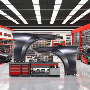 Nouveau numéro de pièce 2048801418 171401 Garde-boue avant droit en aluminium noir d'origine OEM neuf pour Classe C W204 2008-2014 - Product Image 1