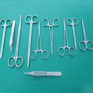 Juego de Instrumentos Quirúrgicos Reutilizables de Alta Calidad para Estudiantes de Medicina y Entrenamiento en Cirugía Menor - Product Image 1