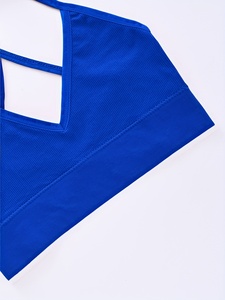 เสื้อชั้นในกีฬาผู้หญิงขายส่ง ซัพพอร์ตสูง ระบายเหงื่อได้ดี ผลิตจากโพลีเอสเตอร์และสแปนเด็กซ์ ระบายอากาศได้ดี สวมใส่สบาย เหมาะสำหรับออกกำลังกายและฟิตเนส - Product Image 5