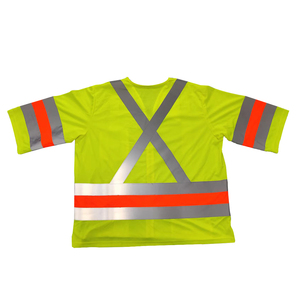 Gilet de sécurité réfléchissant léger pour homme avec plusieurs poches pour la protection et la visibilité sur le chantier - Product Image 4