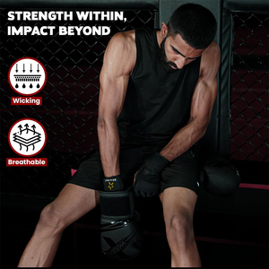 Vendas de boxeo para manos, guantes interiores para hombres y mujeres, correas rápidas de 80 cm para la muñeca, protección acolchada para los nudillos para Muay Thai y Kickboxing - Product Image 4