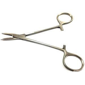 Pinza Porta Agujas Baumgartner Recta de 5.5" (14cm) Más Vendida, Pinza Quirúrgica de Sutura de Acero Inoxidable, Tijeras de Sutura Veterinaria - Product Image 3