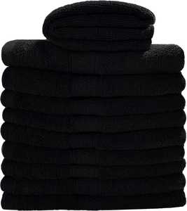 Toalla de Baño de Lujo para Hotel, de Algodón Negro, Suave, Absorbente y Duradera, 580 GSM, 70x140 cm, Stock en la UE - Product Image 4