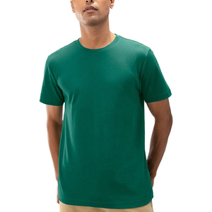 Camiseta Extra Grande para Hombre, 240GSM, Algodón Grueso, Tejido de Punto, Secado Rápido, Estilo Casual - Product Image 1