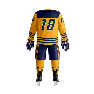 Tenues de hockey sur glace pour équipes sportives, design très populaire, en polyester écologique, prix de gros, meilleures ventes, logo personnalisé - Product Image 2