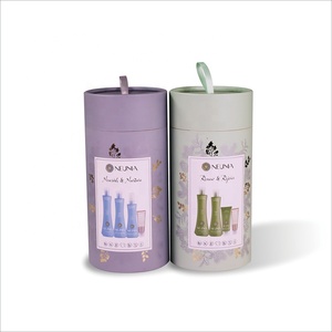 New Design Colorful Cylinder <b>Box</b> Custom Printed Round <b>Paper</b> <b>Box</b> For Cosmetic Made in Vietnam - Product Image 1