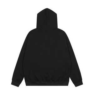 เสื้อฮู้ดซิปหน้าลายกราฟิกอนิเมะ Star Face ประดับเลื่อม ปรับแต่งได้ ทรงโอเวอร์ไซส์ สไตล์ลำลอง สตรีทแวร์ สำหรับผู้หญิง - Product Image 2