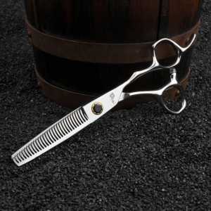 Ciseaux de coiffure professionnels pour salon de coiffure, ensemble de ciseaux de coupe pour effilage et coupe droite - Product Image 4