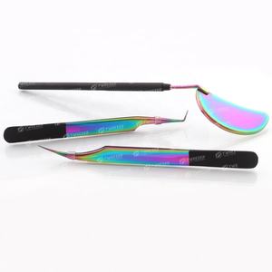 Pince à cils en acier inoxydable en forme de coeur personnalisée en grande quantité Extensions professionnelles testées à la main - Product Image 3