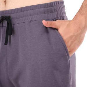 Pantalon de survêtement gris pour homme, taille élastique, cordon de serrage, poches latérales, décontracté, respirant, pour l'automne - Product Image 6