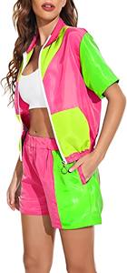 Ensemble coupe-vent respirant de qualité supérieure avec logo personnalisé, veste coupe-vent et pantalon à motif uni - Product Image 5