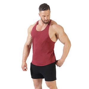 Wholesale Casual <b>Mens</b> <b>Vest</b> <b>White</b> Sexy Tight Bodysuit Turtleneck T-Shirt Embroidery Custom Logo Printing Knitted Sleeveless Tank - Product Image 3