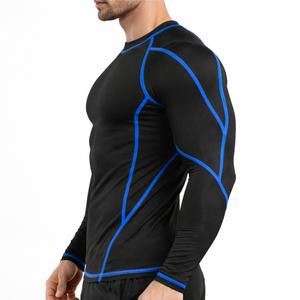 New Arrival Wholesale <b>Custom</b> <b>Design</b> Men <b>Compression</b> <b>Shirt</b> Hot Sale Men Rash Guard Best Quality Cheap Price High Quality Gym Wear - Product Image 5